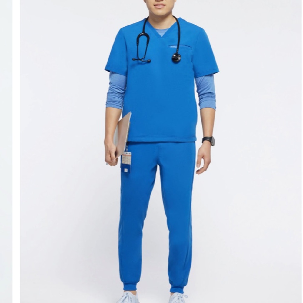 JAANUU FUSEryx™ Men's Drawstring Scrub Joggers and top